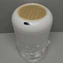 URALFA Motion Sensor Trash Can with Lid, 3 Gallon / 11 L Automatic Bathroom Trash Can, Touchless Trash Bin, Smart Plastic Garbage Can with Removable Legs for Bathroom, Bedroom, Kitchen, Office, White