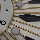Ergocar Wall Clock, Stylish and Simple Large Decorative Kitchen Wall Clock, No Tick Silent Modern Metal Wall Clock, Suitable for Living Room, Office, 60*60