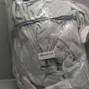 HOMEIDEAS Ivory White Pinch Pleated Curtains 100% Blackout,Linen Blend Modern Farmhouse Luxury Thermal Insulated with Adjustable Hooks, for Living Room Bedroom Decor, 40" Wx96 L 2 Panels