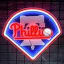 Baseball Neon Sign for Wall Decor Baseball Neon Light for Man Cave Team Led Light Up Sign for Bedroom Bar Dorm Party Birthday Gifts for Sport Fans 5V USB Powered, Size: 13.3 * 12.2IN