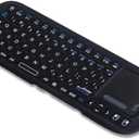 iPazzPort Mini Bluetooth Keyboard with Touchpad  Dual-Mode 2.4GHz & Bluetooth Handheld Wireless Keyboard for Smart TV (Fire TV, Android TV), Laptop, PC & Gaming Consoles  Palm-Sized, Plug & Play
