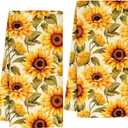 InnoBeta Sunflower Gifts, Kitchen Towel 2 Pack, 16x24 in Microfiber Dish Tea Towel, Hand Towel Gifts with Sunflower - Full