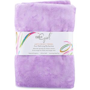 Curly Girl Towel for Women with Curls, Anti-Frizz, Absorbent, Fast Drying, Curly Hair, Microfiber Hair Drying Towel for Curls (Lavender)