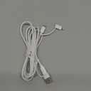 Basesailor for iPhone 16 15 Pro 4 in 1 USB C Charger Cable,Universal Charging Cord 6.6FT for AirPods 4/4th Generation,60W Multi Charger Cord with USB C/Lightning Adapter for iWatch,S25 S24,iPad Air (White)