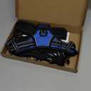 PHOEPET No Pull Dog Harness Medium Reflective Front Clip Vest with Handle,Adjustable 2 Metal Rings 3 Buckles,[Easy to Put on & Take Off](M, Royal Blue)