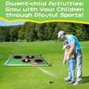 Golf Chipping Game for Outdoor Indoor: Backyard Golf Games for Adults & Golfers , Birthday Gifts for Men, Golf Set with 20 Sticky Balls, Putting Mat, Putter & Carry Bag, Golf Simulators for Home