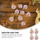 BESPORTBLE Star Sequin Glass Ball Charm: 40Pcs Colorful Glass Ball Pendants with Sparkling Sequin Filled Beads for DIY Jewelry Making - Perfect for Earrings, Necklace Pendants & Craft Projects