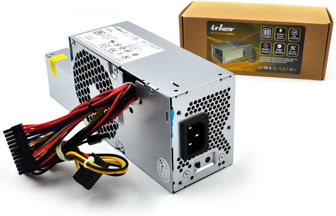 235W Power Supply for DELL Optiplex 580, 760, 780, 960 and 980 Small Form Factor (SFF) Systems R224M, PW116, FR610, RM112, WU136, 67T67, Model Numbers: H235P-00, H235E-00, L235P-01, F235E-00