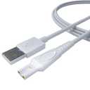 Legs Hair Remover Charger Cord for Flawless Legs Charger Cord Replacement - 5V Removal Charger Cable fit Finishing Touch Flawless Legs Shaver Charging Cord - Power Cord for Flawless Trimmer plug (white)