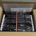 Romorgniz 71" H Storage Shelves 5 Tier Wire Shelving Adjustable Metal Shelving,1000LBS Pantry Shelves Sturdy Steel Wire Shelf for Kitchen Pantry Garage Warehouse,71" H X35.5 W X13.8 D, Black