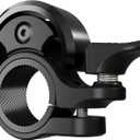 Greallthy Bike Bell, Aluminum Alloy Bicycle Bell with Clear Loud Sound, Bike Bells for Adults and Kids, Sturdy and Compact Bell Fits 0.75-1in(19-25.4mm) Handlebar for Mountain, Road Bikes. (Black)