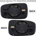 Driver Side and Passenger Side Mirror Replacement for Honda Accord 2003 2004 2005 2006 2007 - Mirror Glass, Rear View Mirrors Glass