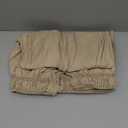 Wrap Around Dust Ruffle Bed Skirt - Beige - for Queen Size Beds with 24 Inch Drop - Easy Fit Elastic Strap - Adjustable Pleated Bedskirt w/Brushed Fabric - Wrinkle Free - for Women, Men, Kids & Teens