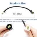 Air Temp Sensor Extension Harness, 25" Intake IAT Sensor Wire for Chrysler Dodge Ram Jeep