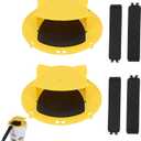 Mouse Trap Bucket with Auto-Reset Lid,Mouse Rat Trap Bucket Lid for Humane Rodent Control,5-Gallon Bucket Compatible-2PACK (Yellow)