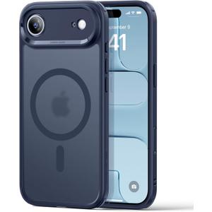 ESR for iPhone Air Case, Camera Control, Compatible with MagSafe, Shockproof Military-Grade Protection, Magnetic Phone Case for iPhone 17 Air Case, Frosted Blue