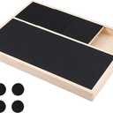 Wooden Dog Nail Scratching Board Portable Puppy Nail File Toy Safe Puppy Claw Scratch Board with Treat Compartment for Dog Cat Claw Care (Style 2)