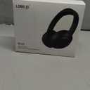 LORELEI QC60 Hybrid Active Noise Cancenlling Headphones,Wireless Over Ear Bluetooth Headsets with mic,100H Playtime 3 EQ Mode Deep Bass, Memory Earmuffs,for Travel Home Office(Beige White)