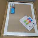 White Board for Wall, 36'' x 24'' Magnetic Dry Erase Board, Decorative Whiteboard with Plain White Wooden Frame, Hanging Writing Board for Home Office School Dorm