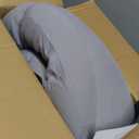Kanjo Pregnancy Pillow, C-Shaped Maternity Full Body Pillow for Sleeping and Acid Reflux, 