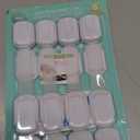 SKYLA HOMES Baby Locks (8-Pack) Child Safety Cabinet Proofing - Safe Quick and Easy 3M Adhesive Cabinet Drawer Door Latches No Screws & Magnets Multi-Purpose for Furniture Kitchen Ovens Toilet Seats (White)