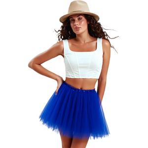 Women Tutu Skirt 5 Layers Tulle Girl Teens Fluffy Tutu Ballet Skirt Short Tulle Skirt Tutu for Women Adults Rave Costume