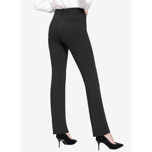 BALEAF Women's Yoga Dress Pants Black Stretchy Work Slacks Business Casual Trousers with Pockets Black XL