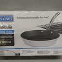 Viking Contemporary 3-Ply Non Stick Frying Pan, 10 Inch Stainless Steel Nonstick Fry Pan, 3 Liters, Silver