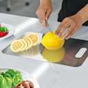 3pcs Stainless Steel Cutting Board Cutting Boards for Kitchen, Upgrade Double Sided Board, Thick Cutting Board for Home Kitchen Cooking