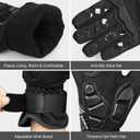 INBIKE Cycling Gloves for Men Winter Windproof Reflective Thermal Gel Pads Touch Screen Bike Gloves for Cold Weather Riding
