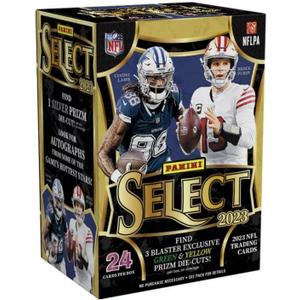 2023 Panini Select Football 6-Pack Blaster Trading Card Box (Green & Yellow Prizms!)