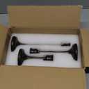 Candle Stick Candle Holder Set of 3 Metal Candlestick Holders Candle Stand Taper Candle Holders for Table Centerpiece Fireplace Mantle Decor, Ideal Gift for Wedding Thanksgiving Christmas Housewarming (Brown)