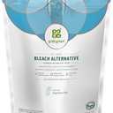Grab Green Bleach Alternative Pods, 60 Count, Chlorine Free, Fragrance Free, Plant and Mineral Based, Laundry Booster to Brighten Whites, Removes Stains, Neutralizes Odors (BB: 03/2026)
