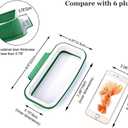 Lunies Over the Cabinet Plastic Trash Bag Holder for Kitchen, Under Sink Trash Can, Grocery Bag Holder for RV,Bathroom, Dorm Room, Office 8.6"x 4.9"