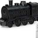 Train Diffuser 300ML Essential Oil Diffuser Cool Mist Humidifier Aroma Diffuser,2 Color Light 2 Mist Modes,3-in-1 Vintage Steam Train Diffuser Humidifier with Remote Control,Home Decor & Gift (Black)