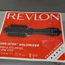 REVLON One-Step Volumizer Hair Dryer and Styler Easy Salon-Style Blowouts Less Frizz, More Shine, and Reduced Heat Damage, for All Hair Types and Lengths (Black)