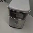 Frigidaire Countertop Crunchy Chewable Nugget Ice Maker, Compact, 33lbs per Day, Metallic Finish
