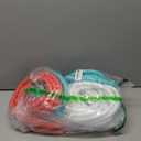 Frienda 3 Pcs Christmas Foam Noodle for Crafts 59 ft 5/8 Inch Pool Noodles Foam Red Green White Versatile Tubes for Modeling DIY Arts Crafts Supplies Decorations