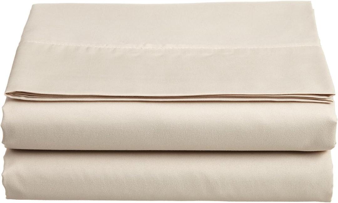 Luxury Fitted Sheet on Amazon Elegant Comfort Wrinkle-Free 1500 Premier Hotel Quality 1-Piece Fitted Sheet, Twin/Twin XL Size, Cream