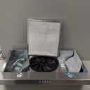 Broan-NuTone BCSQ130SS Three-Speed Glacier Under-Cabinet Range Hood with LED Lights ADA Capable, 1.5 Sones, 375 Max Blower CFM, 30-Inch, Stainless Steel