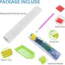 5D Diamond Art Painting Kits Full Drill Round Beads Art Gems Stone Cross Stitch DIY by Number Kits Wall Decoration 12x16 inch Angel Wing