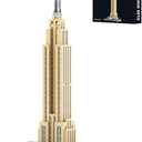 CAXIMSY Empire State Architecture Model Building Block Set for Adults New York's World Famous Landmark Architectural Toys Gift Kids and 1570 Pieces