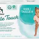 Amazon Brand - Mama Bear Gentle Touch Diapers, Hypoallergenic, Size 6, 108 Count (4 packs of 27), White