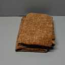 MANDIOO Pack of 2 Soft Chenille Textured Throw Pillow Covers Square Accent Solid Decorative Cushion Cover Cozy Farmhouse Pillow Case for Couch Sofa Bed Living Room 26x26 Inch Burnt Orange