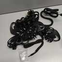 Perfect Curve Cap Rack System 36 Baseball Cap Organizer (12 clips hold up to 36 caps, Black)