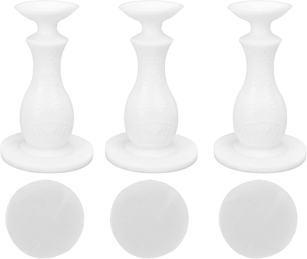 Hapivida Washer Door Stopper, Flexible Front Load Washing Machine Door Holder Prop with Suction Cups for Air Circulation, Rubber Appliance Accessory for Laundry Room (White)