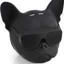 Goshyda Bulldog Shaped Speaker, Portable Dog Shaped Stereo Sound Music Player Bluetooth4.1 Speaker
