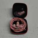 ASKUBSKU USB Headset with Microphone for PC 7.5 Ft Cable, USB A Headphones for Computer, Wired USBA Earbuds with Mute Stereo Noise Canceling Call Cord Laptop Earphones for Dell Surface Switch, Pink