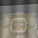 Snackle Box Container, Dishwasher Safety - Divided Serving Tray with Lid and Handle, Charcuterie Board for Portable Snack Platters - Clear Organizer for Fruits Snacks,Perfect for Road Travel