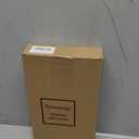 Eywamage White Snowflakes Christmas Flameless Taper Candles with Remote, Flickering LED Wax Candlesticks Set of 4